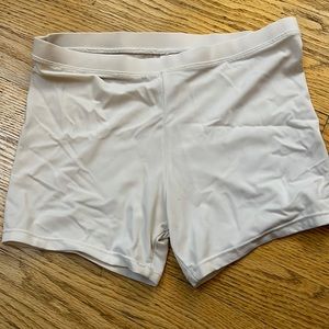 White Athletic Shorts Kids XL